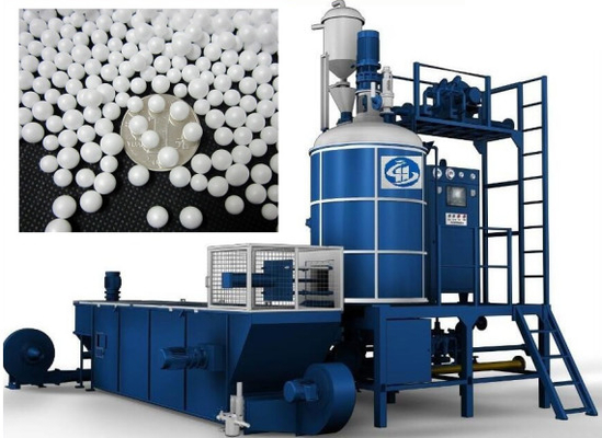 Blue / Green EPS EPP Foaming Pre-expander Machine Automatic Outsole From China