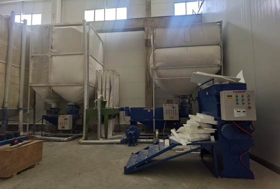 Scrap EPS Recycling System Machine 1840x680x1900mm Beads