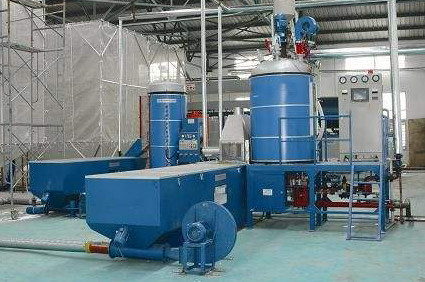 Compact Expanded Polystyrene Pre Expander Processing For Foam Box And Block