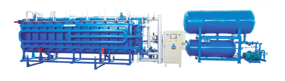 Professional EPS Block Moulding Machine For Fish Vegetable Box