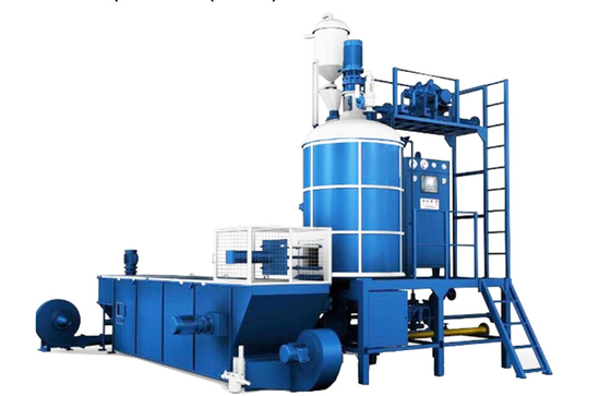 Continuous Pre Foaming Machine EPS Raw Material High Productivity Filling