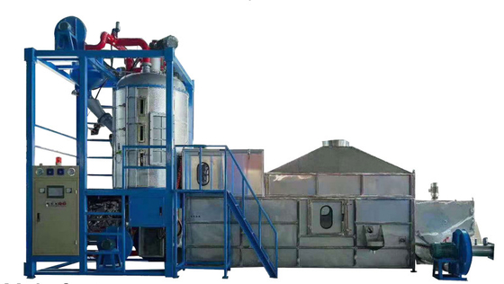Versatile Capacity EPS Polystyrene Foam Batch Pre Expander Bead Making
